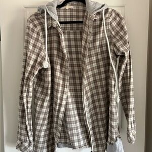 Gilded Intent Brown Plaid Button Down Shirt
